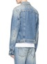 Back View - Click To Enlarge - HELMUT LANG - 'Mr. 87' reversible bleached denim jacket