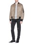 Figure View - Click To Enlarge - RAG & BONE - 'Fit 1' distressed extra slim jeans