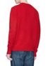 Back View - Click To Enlarge - RAG & BONE - 'Victor' slogan embroidered lambswool sweater