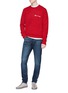 Figure View - Click To Enlarge - RAG & BONE - 'Victor' slogan embroidered lambswool sweater