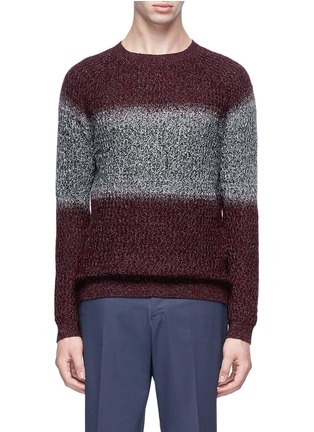 Main View - Click To Enlarge - THEORY - 'Alcone RM' ombré Merino wool sweater