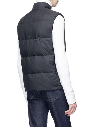 Back View - Click To Enlarge - THEORY - Reversible down puffer vest