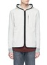 Main View - Click To Enlarge - JAMES PERSE - Contrast piping zip hoodie