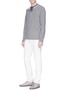 Figure View - Click To Enlarge - JAMES PERSE - Micro stripe long sleeve T-shirt