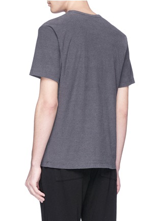 Back View - Click To Enlarge - JAMES PERSE - Micro stripe T-shirt