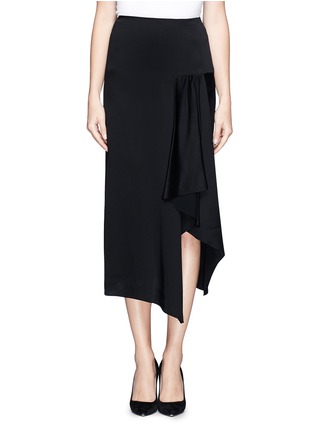 Main View - Click To Enlarge - THEORY - 'Sozal' asymmetric hem midi skirt