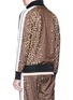 Back View - Click To Enlarge - PALM ANGELS - Leopard print track jacket