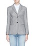 Main View - Click To Enlarge - BYT - Houndstooth cutout back blazer