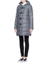 Front View - Click To Enlarge - THEORY - 'Emmitt' wool-nylon puffer coat