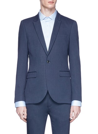 Main View - Click To Enlarge - TOPMAN - Ultra skinny fit soft blazer