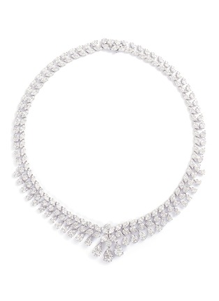 Main View - Click To Enlarge - LC COLLECTION JEWELLERY - Diamond 18k white gold necklace