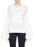 Main View - Click To Enlarge - ZIMMERMANN - 'Maples' balloon sleeve wool-cashmere sweater