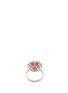 Detail View - Click To Enlarge - LC COLLECTION JEWELLERY - Diamond ruby scalloped ring
