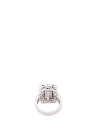 Figure View - Click To Enlarge - LC COLLECTION JEWELLERY - Diamond alexandrite platinum and silver ring