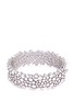 Figure View - Click To Enlarge - ROBERTO COIN - 'Sauvage' diamond 18k white gold bangle