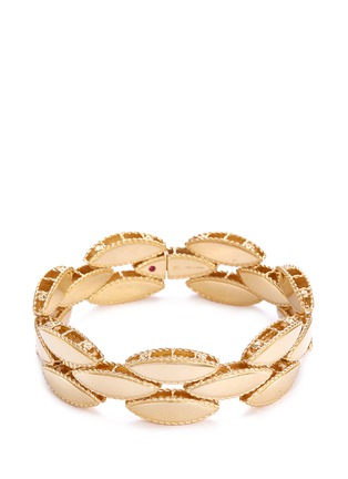 Main View - Click To Enlarge - ROBERTO COIN - 'Retro' 18k yellow gold bracelet