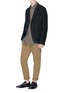 Figure View - Click To Enlarge - UMA WANG - 'Jiri' linen soft blazer