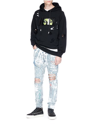 Figure View - Click To Enlarge - HACULLA - Paint splatter jeans