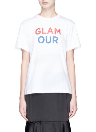 Main View - Click To Enlarge - 73437 - 'Glamour' print T-shirt