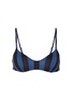 Main View - Click To Enlarge - SOLID & STRIPED - 'The Rachel' stripe bikini top