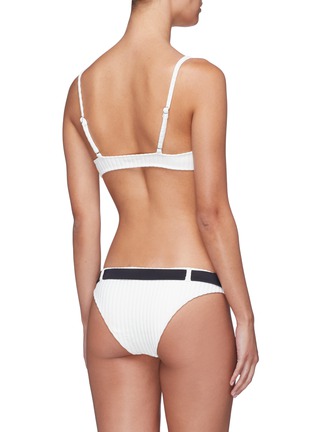 Back View - Click To Enlarge - SOLID & STRIPED - 'The Rachel' belted bikini bottoms