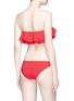 Back View - Click To Enlarge - LISA MARIE FERNANDEZ - 'Sabine' layered ruffle crepe bikini set