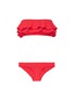 Main View - Click To Enlarge - LISA MARIE FERNANDEZ - 'Sabine' layered ruffle crepe bikini set