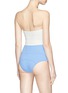 Back View - Click To Enlarge - LISA MARIE FERNANDEZ - 'Triple Poppy' bow knot one-piece crepe swimsuit