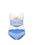 Main View - Click To Enlarge - LISA MARIE FERNANDEZ - 'Triple Poppy' bow knot one-piece crepe swimsuit