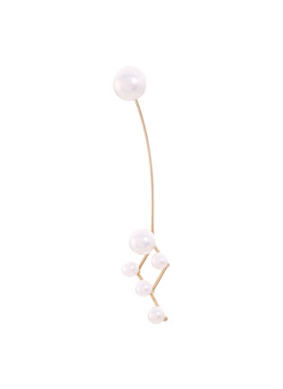Main View - Click To Enlarge - SOPHIE BILLE BRAHE - 'Dauphin Perle' pearl 14k yellow gold single earring
