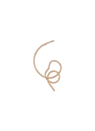 Main View - Click To Enlarge - SOPHIE BILLE BRAHE - 'Ligne Perve' diamond 18k yellow gold single earring