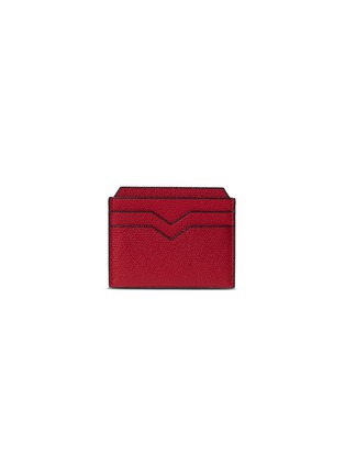 Main View - Click To Enlarge - VALEXTRA - Leather card holder – Red