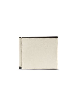 Main View - Click To Enlarge - VALEXTRA - Simple Grip Spring leather wallet – White