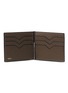 - VALEXTRA - 'Simple Grip Spring' leather wallet – Brown