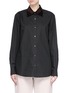 Main View - Click To Enlarge - DRIES VAN NOTEN - 'Clavell' sequinned collar poplin shirt