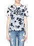 Main View - Click To Enlarge - TORY BURCH - 'Gabriel' floral print and stripe T-shirt