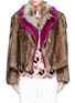 Main View - Click To Enlarge - DRIES VAN NOTEN - 'Rimbald' faux fur jacket