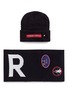Main View - Click To Enlarge - STEREO VINYLS - Beanie and muffler set