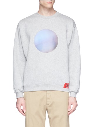 Main View - Click To Enlarge - STEREO VINYLS - Neptune print sweatshirt