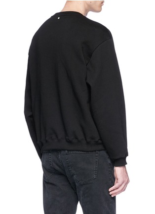 Back View - Click To Enlarge - STEREO VINYLS - Saturn print sweatshirt