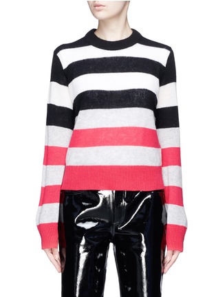 Main View - Click To Enlarge - RAG & BONE - 'Annika' colourblock stripe cashmere sweater