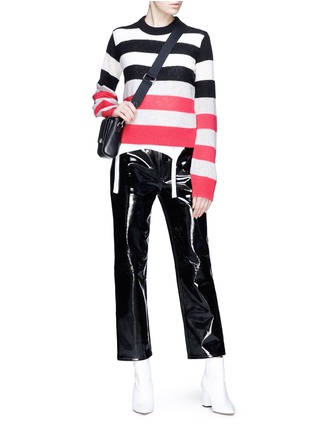 Figure View - Click To Enlarge - RAG & BONE - 'Annika' colourblock stripe cashmere sweater