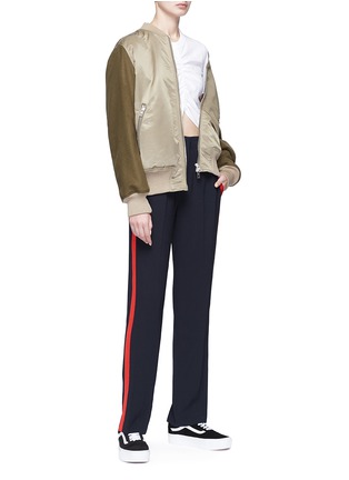 Figure View - Click To Enlarge - RAG & BONE - 'Dagger' stripe outseam suiting pants