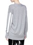 Back View - Click To Enlarge - RAG & BONE - 'Grace' stripe extra fine Merino wool sweater