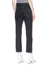 Back View - Click To Enlarge - RAG & BONE - 'Straight' stripe outseam jeans