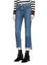 Front View - Click To Enlarge - RAG & BONE - '10 Inch Stovepipe' wide leg jeans
