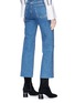 Back View - Click To Enlarge - RAG & BONE - 'Ankle Justin' high rise cropped wide leg jeans