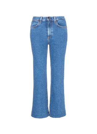 Main View - Click To Enlarge - RAG & BONE - 'Ankle Justin' high rise cropped wide leg jeans