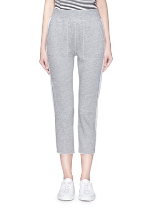 Main View - Click To Enlarge - RAG & BONE - Reverse outseam raw cuff cropped scout pants