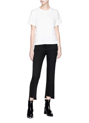 Figure View - Click To Enlarge - RAG & BONE - '10 Inch Stovepipe' wide leg jeans